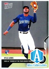 2020 Topps Now Kyle Lewis RC ROY Finalist #OS-02 Mariners